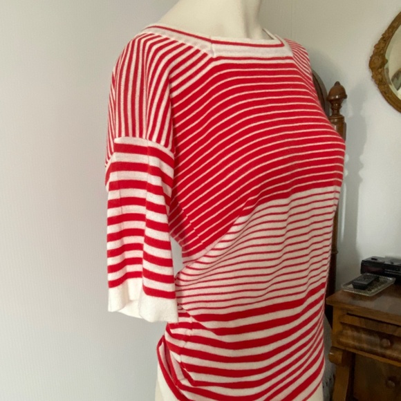 Intake Red & White Hudson Knit Tee - Picture 3 of 5